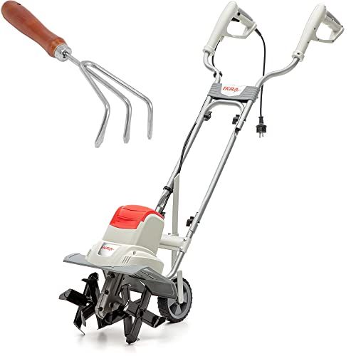 IKRA IEM 800 S: Motobineuse électrique, Largeur de Travail 30 cm, Profondeur 20 cm, cultivateur Manuel INCL.